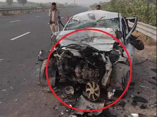 बीकानेर में भारतमाला एक्सप्रेस-वे पर हादसा, एक की मौत, अनियंत्रित कार दूसरी गाड़ी से टकराई