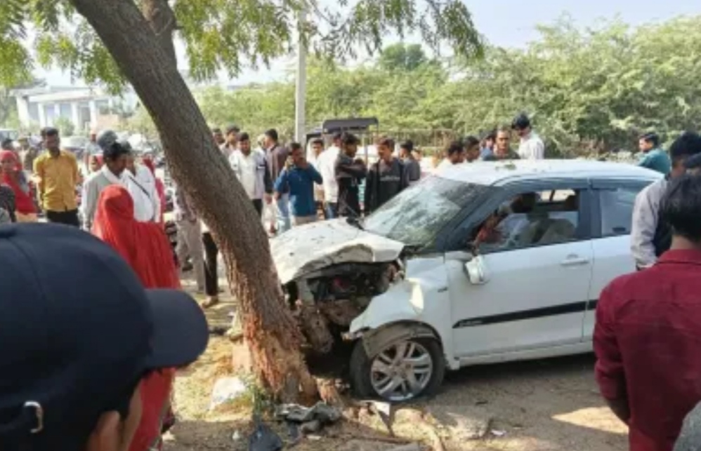 दर्दनाक हादसा: तेज रफ्तार कार ने पांच श्रमिकों को कुचला, 2 महिलाओं की मौत