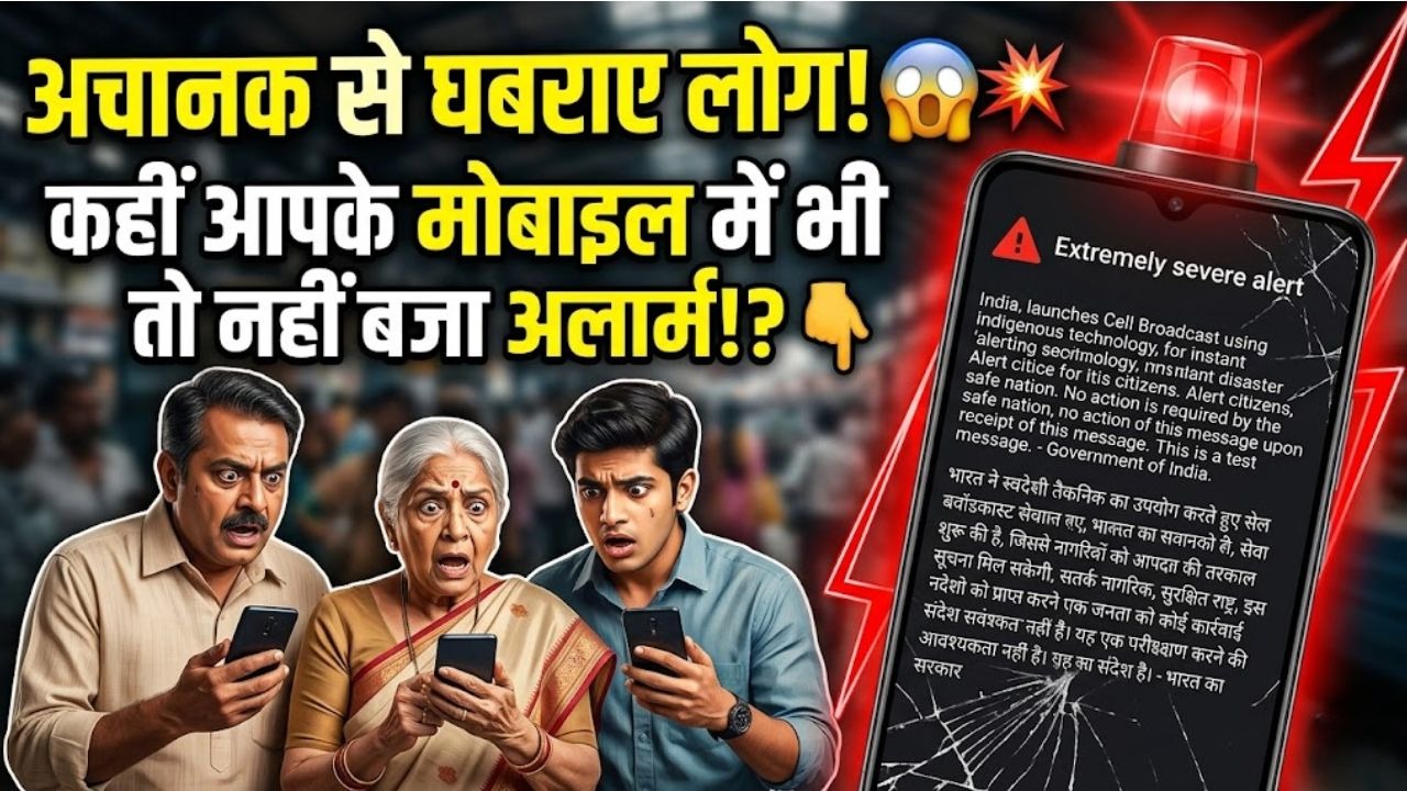 अचानक से घबराए लोग! कहीं आपके मोबाइल में भी तो नहीं बजा अलार्म!