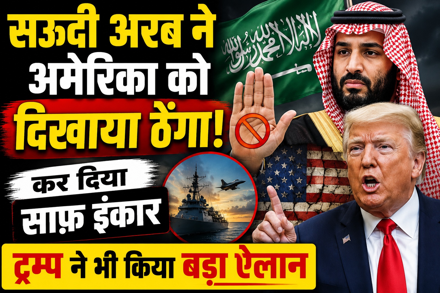 सऊदी अरब ने अमेरिका को दिखाया ठेंगा, कर दिया साफ़ इंकार, ट्रम्प ने भी किया बड़ा ऐलान
